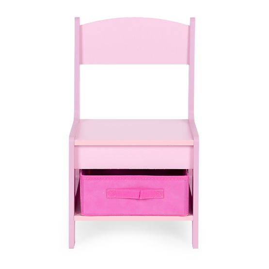 Kindermöbelset Tisch + 2 Stühle Tafel rosa ECOTOYS