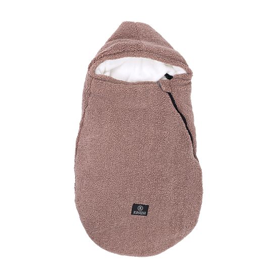 Alpaka-Kindervliesjacke - altes Rosa