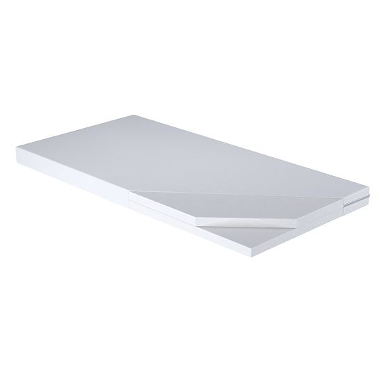 Doppelbett ERYK mit Schublade und Schutzgitter 160x80 Weisser Griff