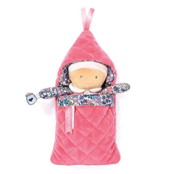 Doudou Jolijou Baby in Wickeldecke 20 cm