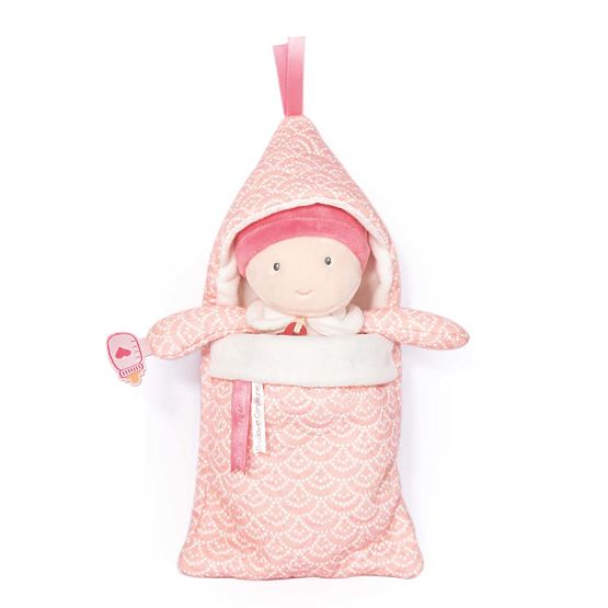 Doudou Jolijou Baby in Wickeldecke 20 cm