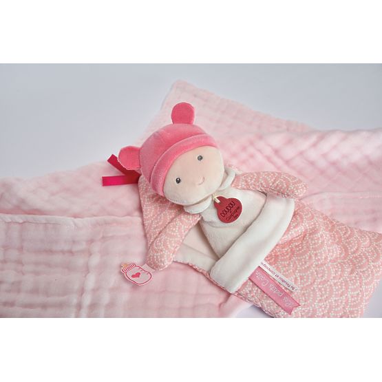 Doudou Jolijou Baby in Wickeldecke 20 cm