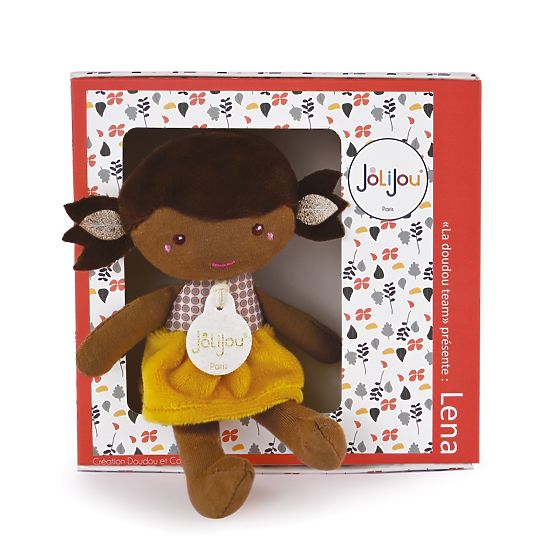 Doudou Jolijou Puppe Léna 16 cm gelb