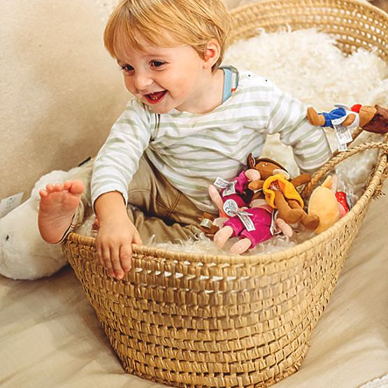 Doudou Jolijou Puppe Léna 16 cm gelb