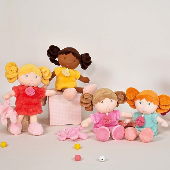 Doudou Jolijou Puppe Miss Coral 21 cm