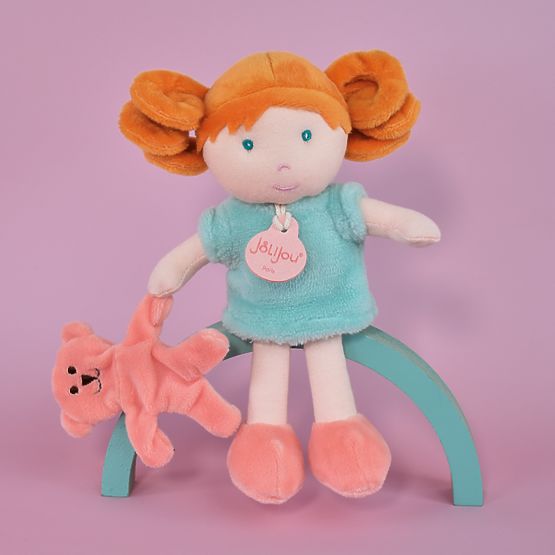 Doudou Jolijou Puppe Miss Mint 21 cm