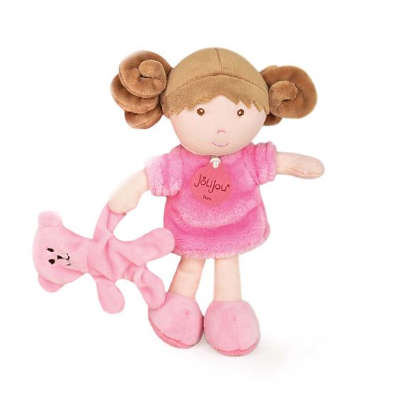 Doudou Jolijou Puppe Miss Rose 21 cm