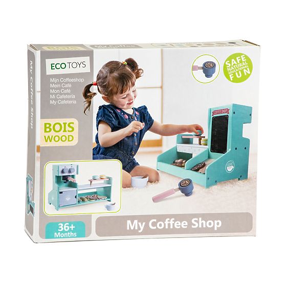 Holz-Küche Café Laden Konditorei ECOTOYS