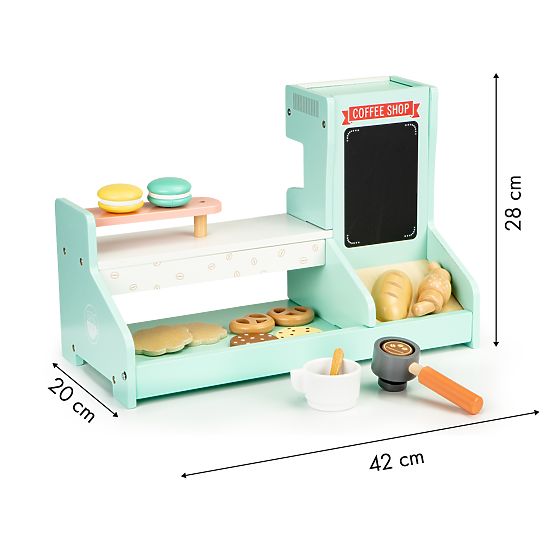 Holz-Küche Café Laden Konditorei ECOTOYS