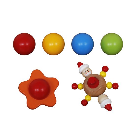 Holz-Kugelbahn Baller