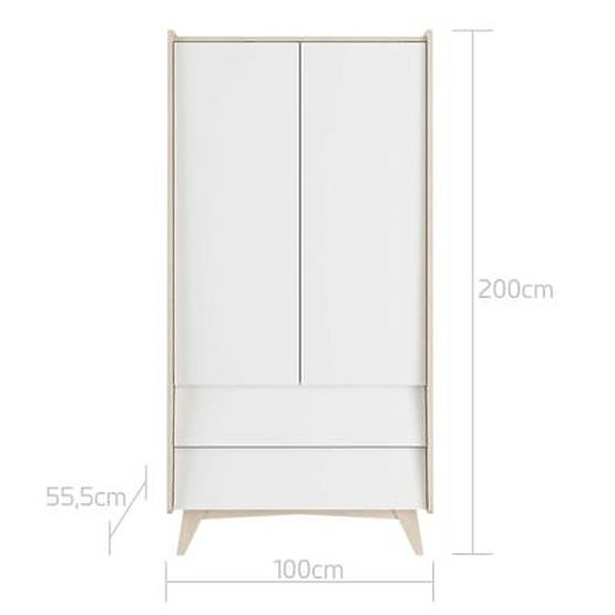 Kleiderschrank So Sixty 2-türig