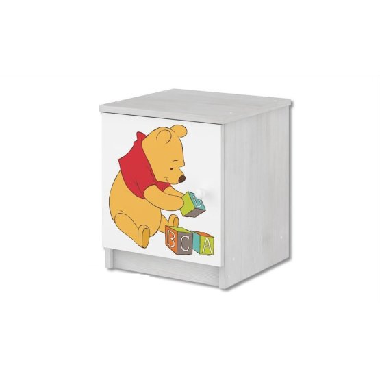 Kindertisch Winnie the Pooh und der Tiger - norwegisches Kieferndekor