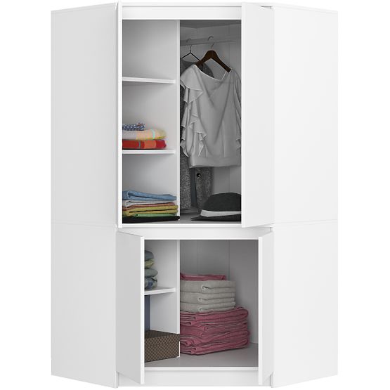 ECKSCHRANK S100 4D CLP WEISS