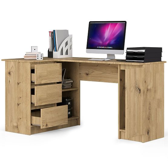 ECKSCHREIBTISCH B20 CLP LINKSHÄNDER PK EICHE ARTISAN