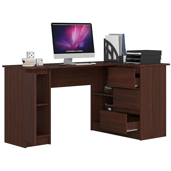 ECKSCHREIBTISCH B20 CLP RECHTS WENGE