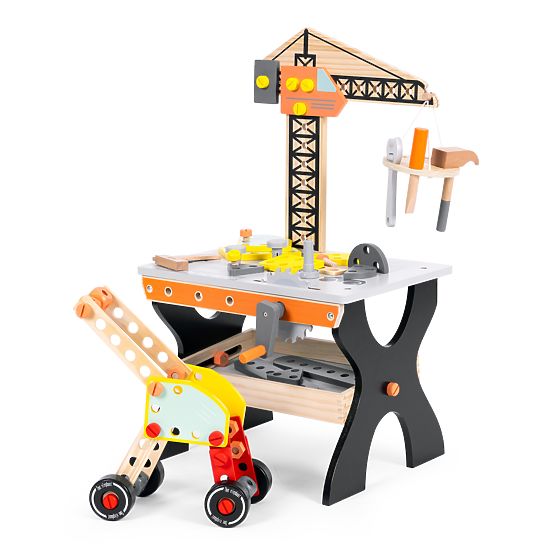 ECOTOYS Holz-Kinderschreibtisch