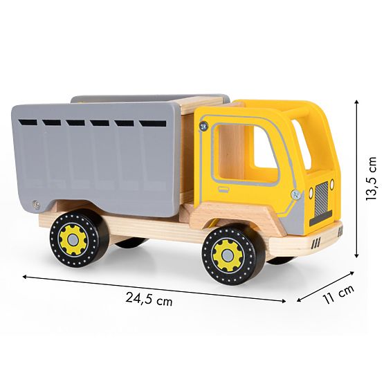 EcoToys hölzerner Müllwagen