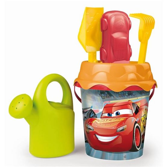 Eimer Cars 3 mit Gieskanne und Zubehör