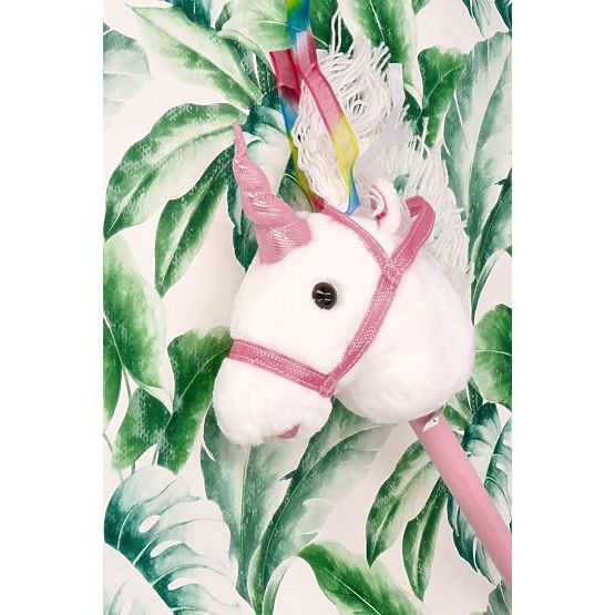 Einhorn auf Stange Bianco Hobby Horse