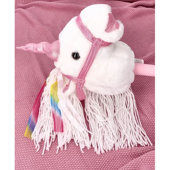 Einhorn auf Stange Bianco Hobby Horse