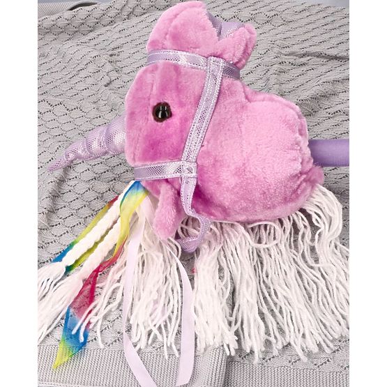 Einhorn auf Stange Lila Hobby Horse