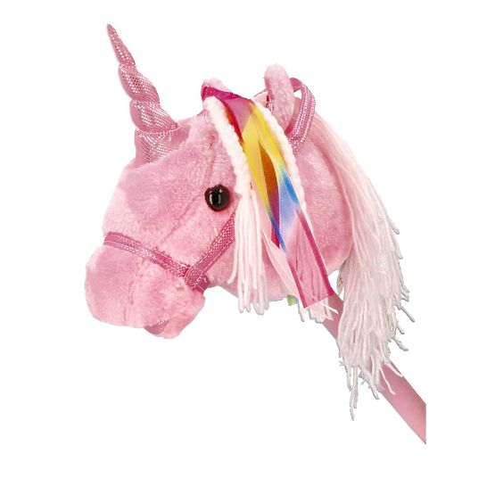 Einhorn auf Stange Rosa Hobby Horse