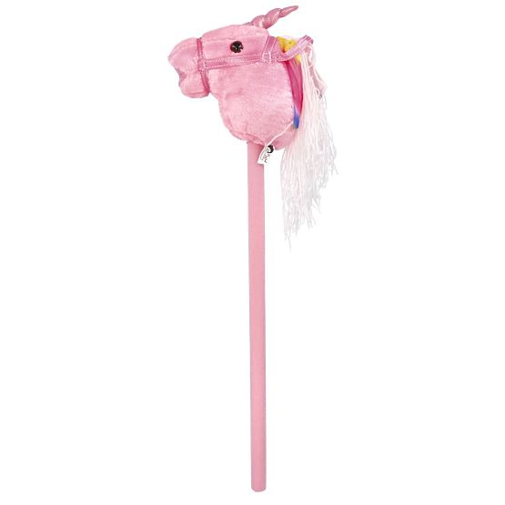 Einhorn auf Stange Rosa Hobby Horse