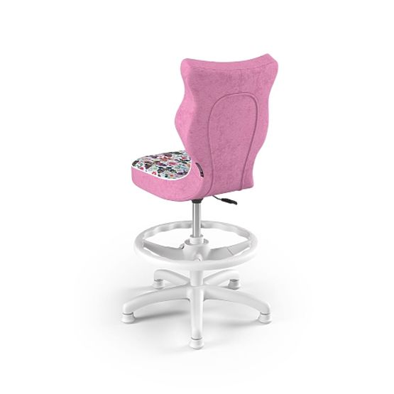 Ergonomischer Kinderstuhl für den Schreibtisch, höhenverstellbar von 119-142 cm - Schmetterlinge