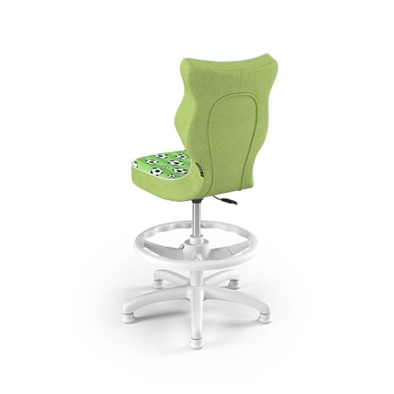 Ergonomischer Kinderstuhl für Schreibtische, einstellbar auf Höhe 119-142 cm - Fußballmotive