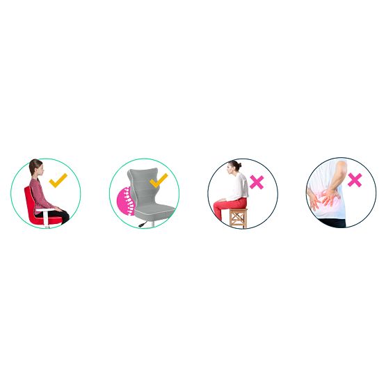 Ergonomischer Kinderstuhl für Schreibtische, einstellbar auf Höhe 119-142 cm - Fußballmotive
