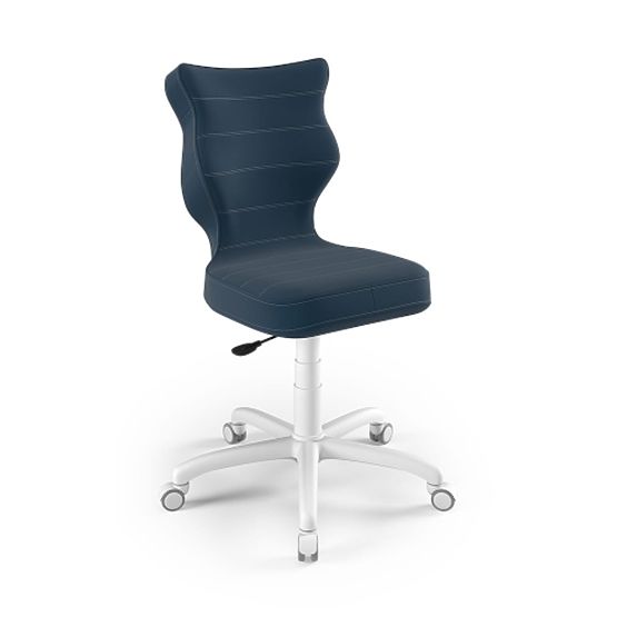 Ergonomischer Schreibtischstuhl für eine Körpergröße von 146-176,5 cm - Marineblau