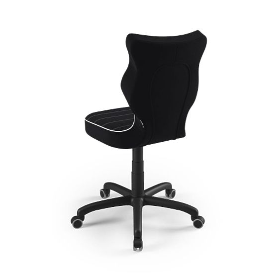 Ergonomischer Schreibtischstuhl, angepasst für eine Höhe von 146-176,5 cm - schwarz