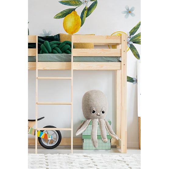 Kinderbett Hochbett Tower - Leiter in der Mitte