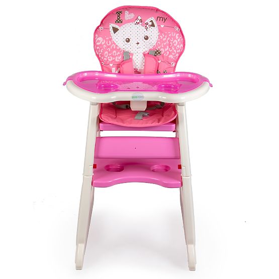 Essen Babystuhl 2v1 - pink
