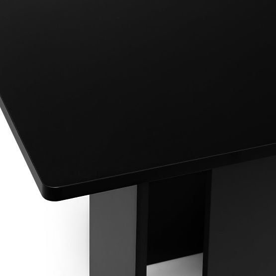 Esstisch Gasper 100 cm, quadratisch, schwarz
