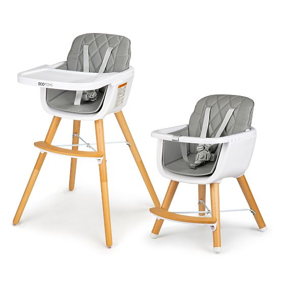 Esszimmerstuhl Olivia 2in1 - grau