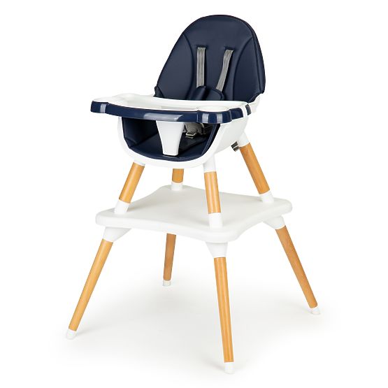 Esszimmerstuhl SKANDI 2in1 - dunkelblau