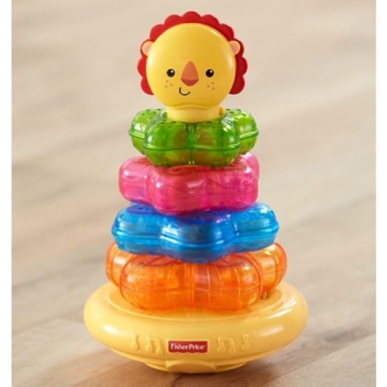 Farbring-Pyramide Löwe Fisher Price 
