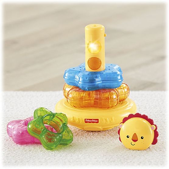 Farbring-Pyramide Löwe Fisher Price 