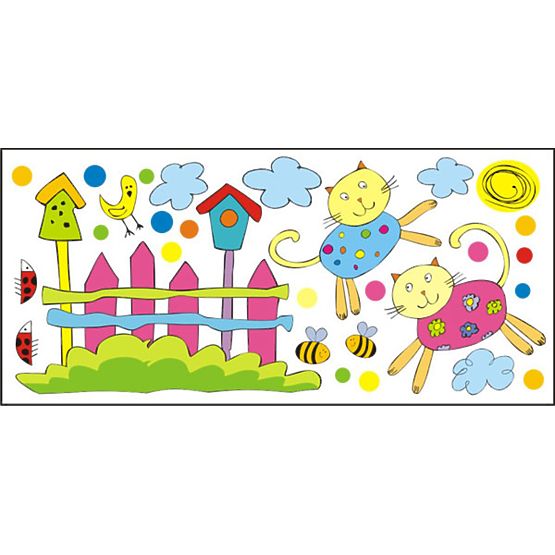 Fensteraufkleber - Katzen - 0,3 m2