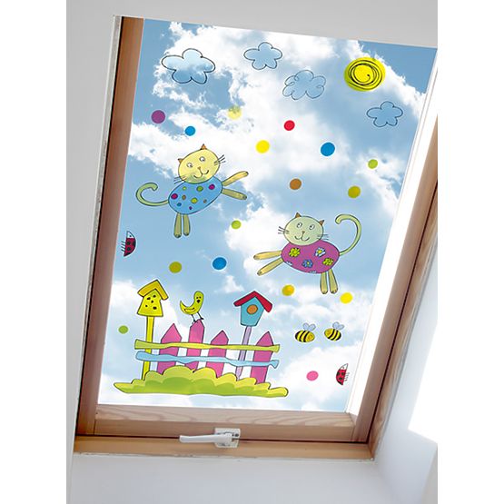 Fensteraufkleber - Katzen - 0,3 m2
