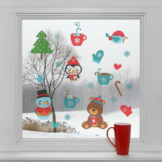 Fensterdekoration - Weihnachtliche Behaglichkeit