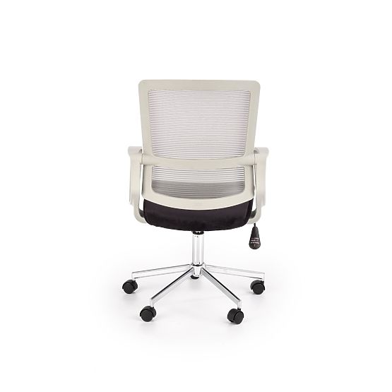 Flackernder Bürostuhl - hellgrau / schwarz