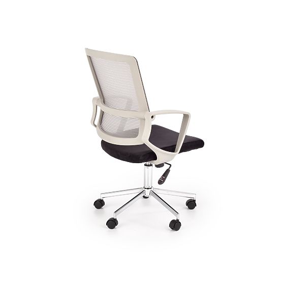 Flackernder Bürostuhl - hellgrau / schwarz