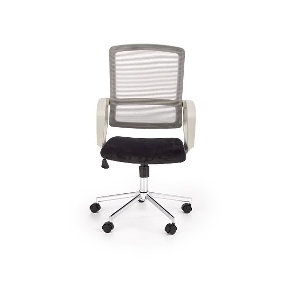 Flackernder Bürostuhl - hellgrau / schwarz