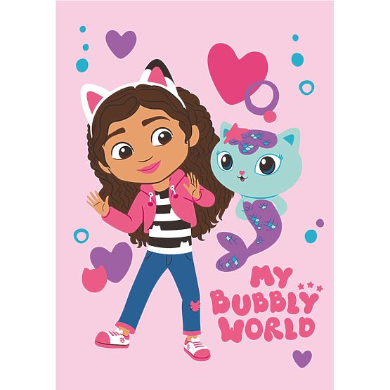 Fleece-Decke Gabby’s Dollhouse - Gabby und die Meereskatze