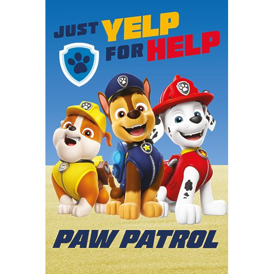 Fleecedecke Paw Patrol - Rubble, Marshall und Chase