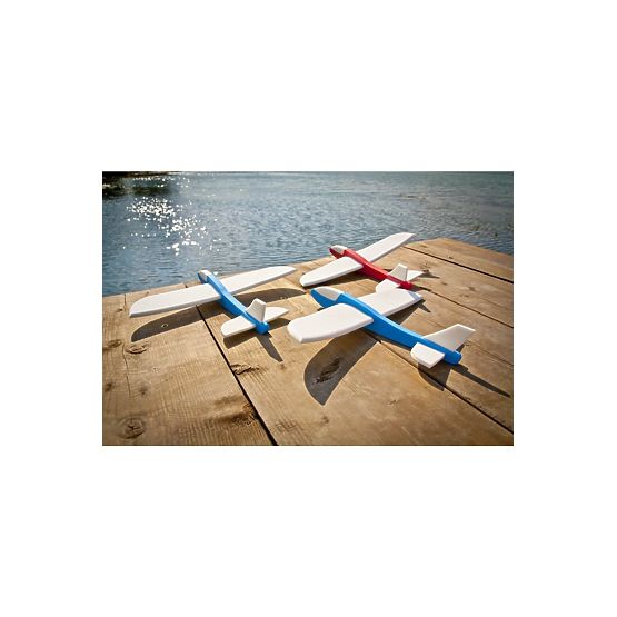 Wurfflugzeug FLY-POP - blau