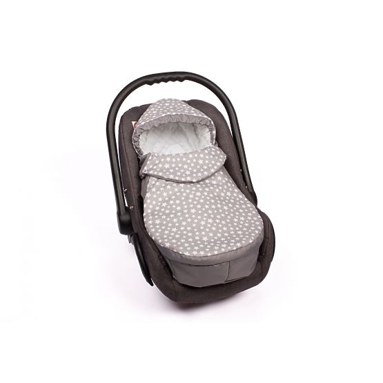 Fußsack für Babyschale - Sterne