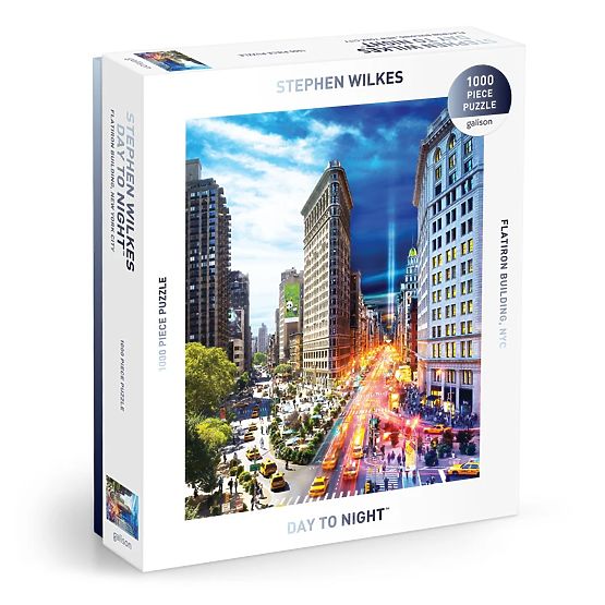 Galison Puzzle Flatiron Day to Night™ Stephen Wilkes 1000 Teile